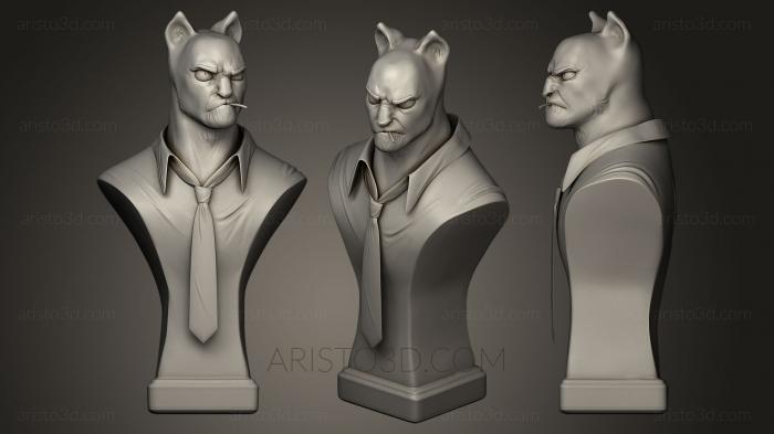 Busts of heroes and monsters (BUSTH_0056) 3D model for CNC machine